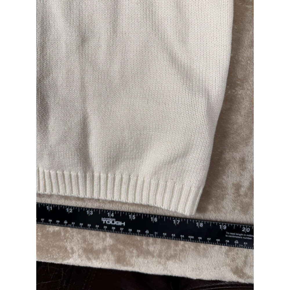 Blu Pepper "Mimosa Please" Knit Sweater Vest Women's Cream Tan Sleeveless NWT - Picture 8 of 13